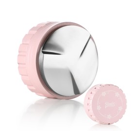 Pink Coffee Tamper 58mm, Coffee Distributor Espresso Coffee Leveler Tool for 58mm Portafilter, Espresso Distributor with Stainless Steel 3 Angled Slope Base