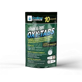 Drain & Pipe Oxy-Tabs for Garbage Disposals - Eliminates Garbage Disposal Odors. Garbage Disposal Cleaner and Food Particle Remover (10)