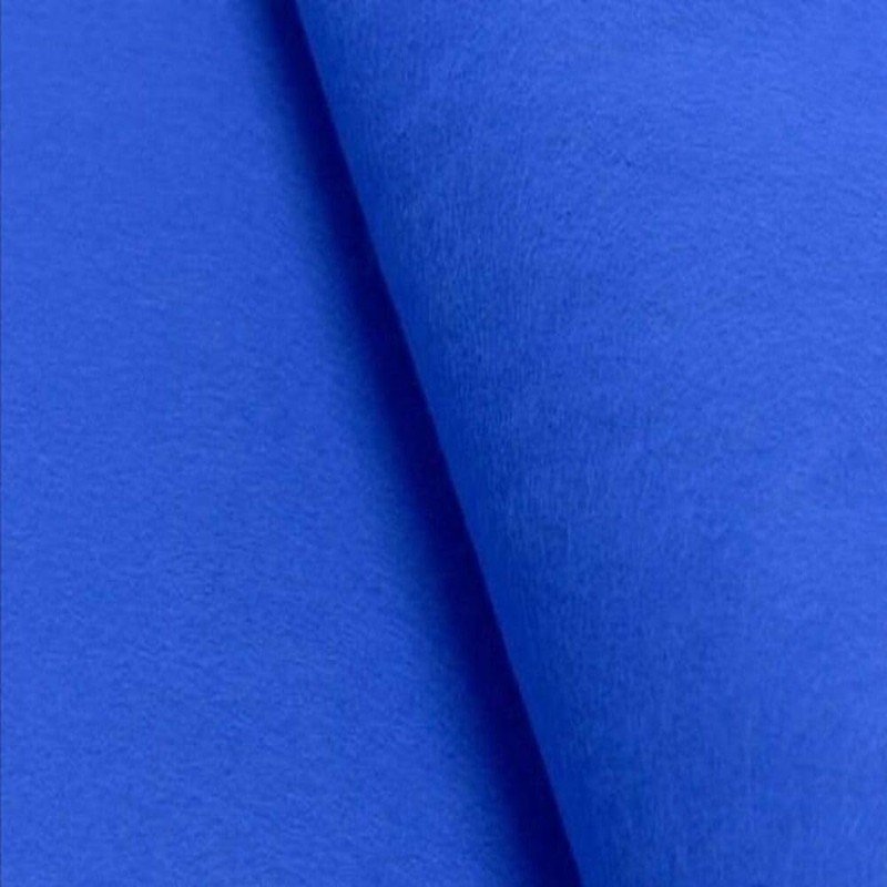 Fabrics City Royal Blue Felt Fabric 1 mm Length 90