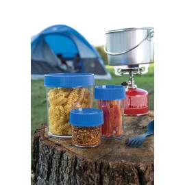 Nalgne 32oz SS Jar Tritan Blue Lid Camping