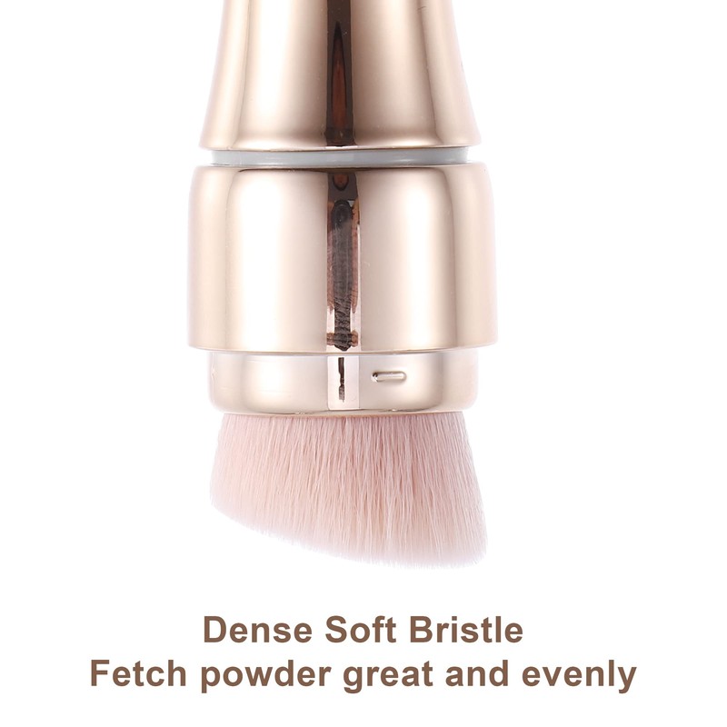 VOCOSTE 4 in 1 Portable Makeup Brush Set Foundation Sponge