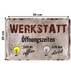Geschenkeparadies 24 Tin Sign with German Text "Wenn Papa es
