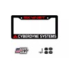 BLVD Cyberdyne Systems Skynet Terminator Glossy Black License Plate Frame