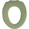 Okato Natural Toilet Seat Cover, O Shape, Soft Touch, Washable,