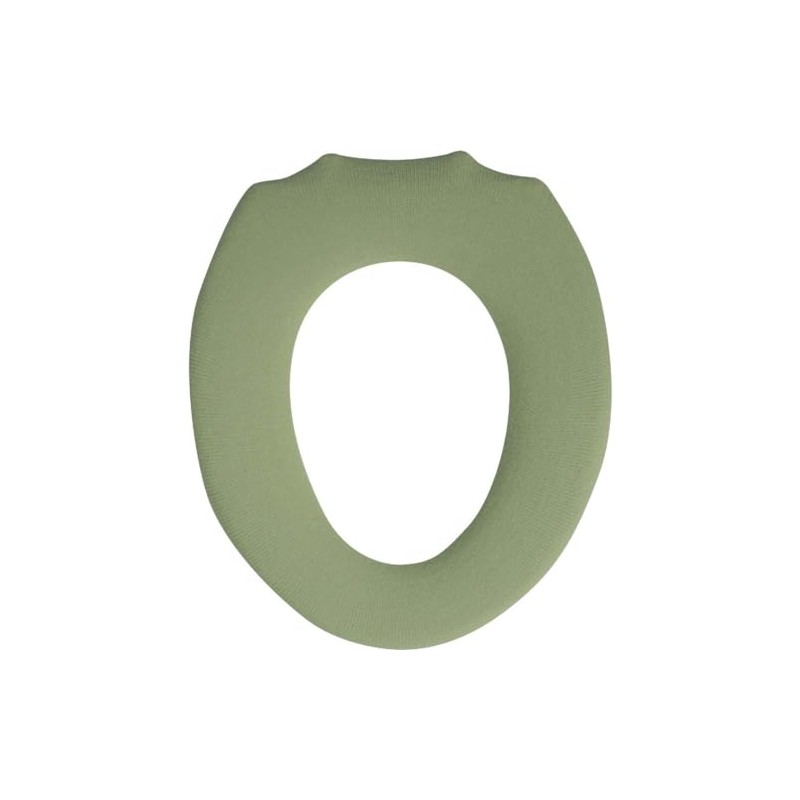 Okato Natural Toilet Seat Cover, O Shape, Soft Touch, Washable,
