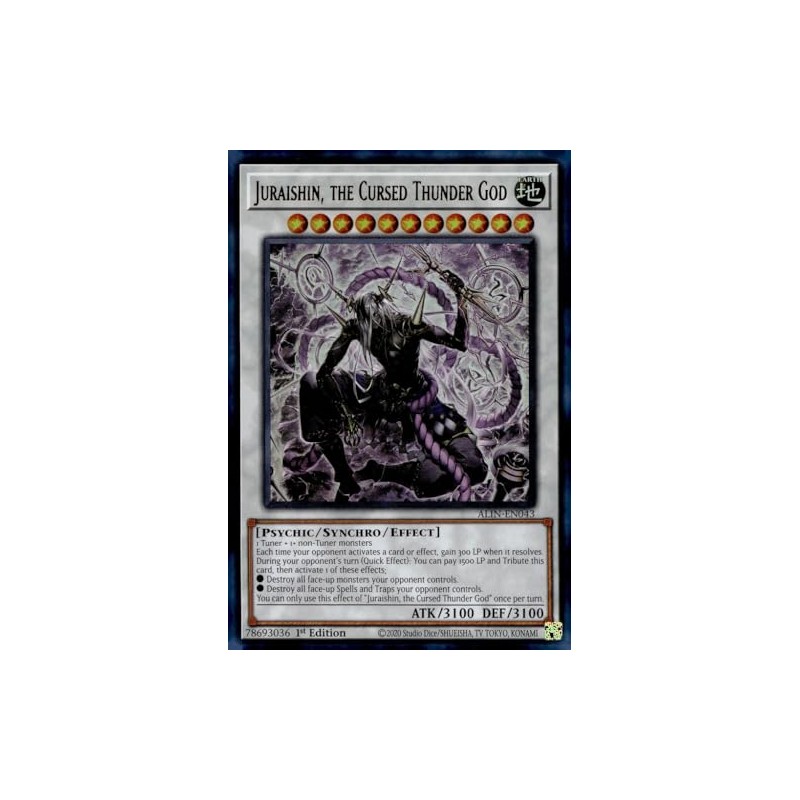 Juraishin, The Cursed Thunder God - ALIN-EN043 - Ultra Rare