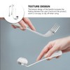 Adaptive Utensils Set - Curved Stainless Steel Spoon and Fork