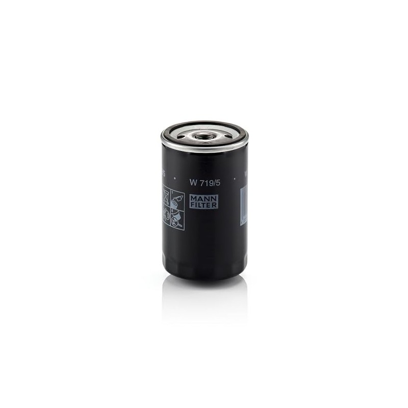 Mann Filter Filtro de Aceite W719/5 para VW A2, A3