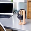 PowerLocus Wooden Headphone Stand for Over-Ear Headphones