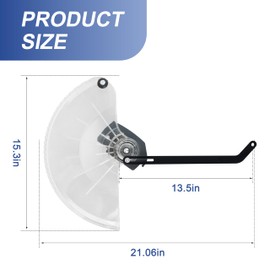 12" Miter Saw Safety Blade Guard - Replaces Part # 089240023710 - for Ryobi TSS121, TSS121T, TSS120 Compound Miter Saws