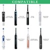 Linkidea Wall Mount Electric Toothbrush Holder, 2 Slots Aluminum Alloy
