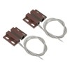 PATIKIL Magnetic Reed Switch, 2 Pack NO Wired Surface-Mounted Magnetic