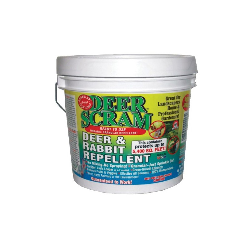 Enviro Pro 1006 Deer Scram Repellent Granular White Pail, 5.75