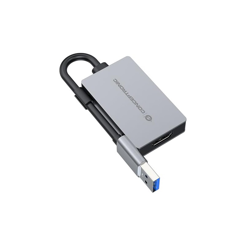 Conceptronic ABBY22G USB to HDMI 1.4 Adapter, 1080P 60Hz