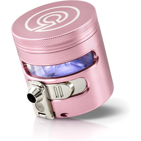 MANUAL Grinder AUTOMATIC Dispenser Large 2.5" Aluminum Alloy, for HOME