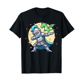 Ren Faire Dabbing Medieval Knight Dragon Funny Renaissance T-Shirt