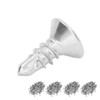 200Pcs Self Drilling Screw Countersunk Cross Stainless Steel 13mm Length