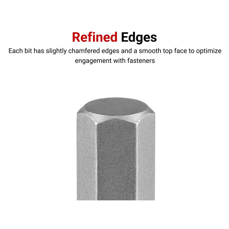 TEKTON 1/4 Inch Drive x 5 mm Long Hex Bit