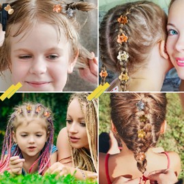 50Pcs Mini Hair Clips Sweet Girls Hair Accessories Headdress Bangs Broken Hair Side Clip Cute Hair Clips Hair Accessories for Women Girls Photograph, Party, Wedding 5Styles