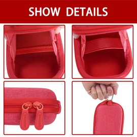 Aenllosi - Funda rígida de repuesto para cámara digital Canon PowerShot ELPH 170/180/190/300/330/340/350/360 (estuche de transporte, rojo)