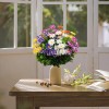 5 Bundles Fake Mums Artificial Fall Flowers For Outdoors Daisy