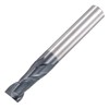 sourcing map Square Nose End Mill, 10mm Tip Dia Solid