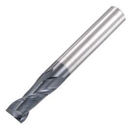 sourcing map Square Nose End Mill, 10mm Tip Dia Solid Carbide AlTiN Coated CNC Router Bits 2 Flute Spiral Milling Cutter HRC45 with 10mm Shank 75mm (3-inch) Length