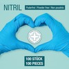 Disposable Nitrile Examination Gloves in Dispenser Box Size XS S