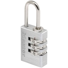 Master Lock 7620EURDCC Combination Padlock in Aluminium, Grey, 2 x 5.5 x 0.9 cm