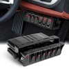 Agrieyes 6 Gang Rocker Switch Box SPST, 12V 40Amp Toggle