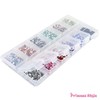 Princess-style Rhinestone 12 Colors Case Set Nail Deco Glitter Stone