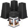 Lufia Bed Furniture Risers Heavy Duty, Elevation in Heights 9,