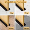 Door Draft Stopper,Under Door Blocker Size of MUOVE Adjustable Size