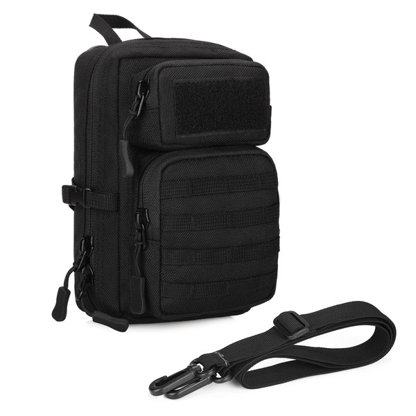 HUNTVP Molle Pouch Tactical Pack Crossbody Messenger Bag Waist Bum