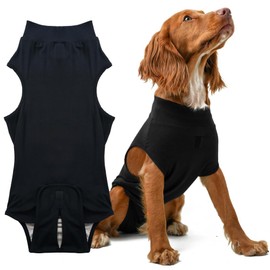PupShield - Dog Surgery Recovery Suit Male and Female - All Dog Sizes - Easy to Use Anti Licking Design Breathable Comfortable - Spay & Neuter Recovery Suit - Surgical Onesie - Cone Alternative