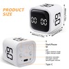 Cuteefun Cube Timer, Drehbarer Pomodoro Timer, 5/10/30/60 Minuten & Countdown