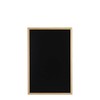 Zeller 11274 Chalk/Magnetic Board Metal / Pine Black Approx. 40