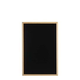 Zeller 11274 Chalk/Magnetic Board Metal / Pine Black Approx. 40 x 60 cm
