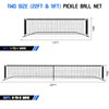 ITEFDTUTNE Portable Pickleball Net Set, 22 FT Regulation Size &