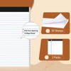 Legal Pads 8.5 X11, Narrow Ruled Notepads, 2 Pack, 50