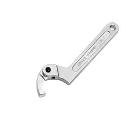 GOZAR Chrome Vanadium Adjustable Hook Wrench C Wrench 19-51mm 32-76mm 51-120mm - Square Head 2