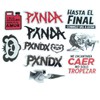 10 Stickers De Pxndx, Panda, Rock