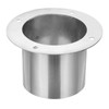 PATIKIL 4.25" Duct Connector Flange, Straight Pipe Exhaust Flange Stainless