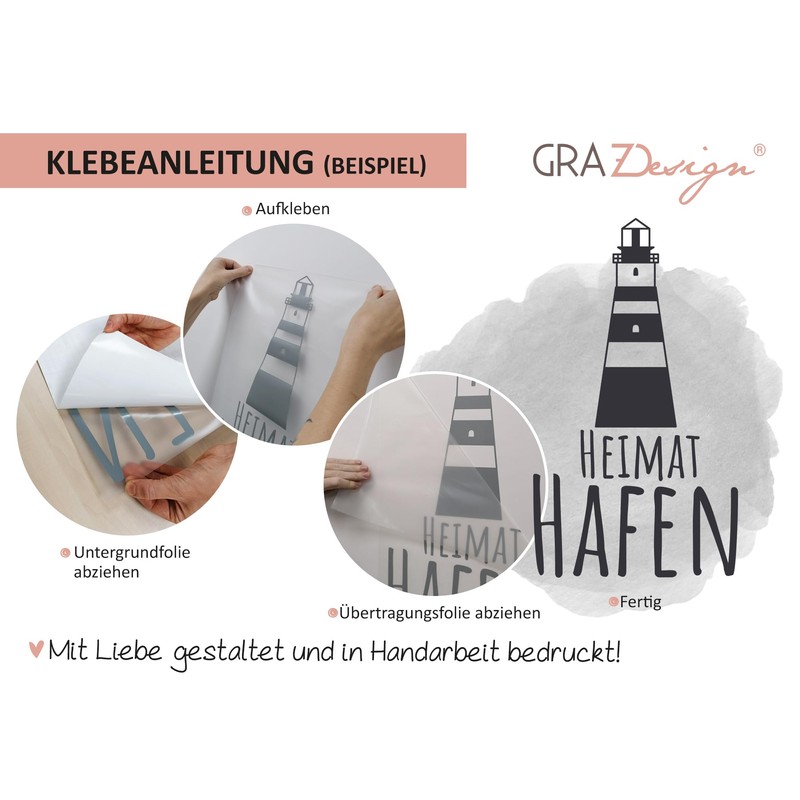 GRAZDesign Wall Tattoo Mountains with Sunset Camping Camper Travel for