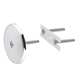 Uni-Green Universal Tub Overflow Faceplate, Polished Chrome, Solid Brass Construction (One Hole)