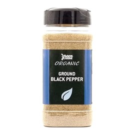 Organic Ground Black Pepper Ground | 280g | Certified Organic Ground Black Pepper Powder