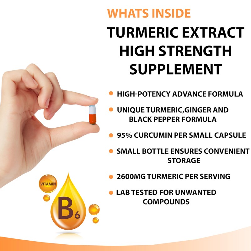 MGN SUPPLEMENTS Turmeric Fusion – 400mg with Black Pepper &