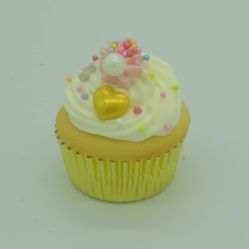 Huaswan Gold Foil Cupcake Liners Mini Paper Baking Cups for