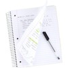 Five Star Spiral Notebook, 3 Subject, Wide Ruled Paper, 150