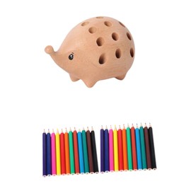 Folpus Cute Hedgehog Pen Holder Stationery Supplies Porcupine Animal Pencil Case Office Products,Desk Accessories for Office School